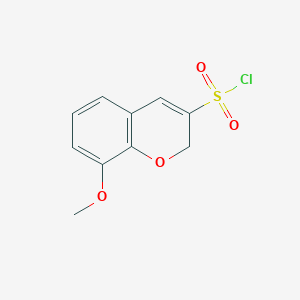 8-methoxy-2H-chromene-3-sulfonyl chloride