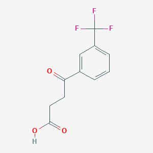 molecular formula C11H9F3O3 B1315608 4-氧代-4-(3-三氟甲基苯基)丁酸 CAS No. 56948-76-6