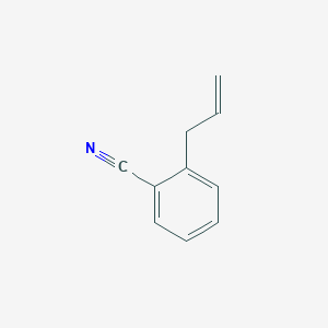 molecular formula C10H9N B1315611 3-(2-氰基苯基)-1-丙烯 CAS No. 61463-61-4