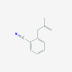 molecular formula C11H11N B1315612 3-(2-氰基苯基)-2-甲基-1-丙烯 CAS No. 97780-98-8