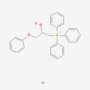 molecular formula C27H26BrO2P B13156135 (2-Hydroxy-3-phenoxypropyl)triphenylphosphonium bromide CAS No. 16315-61-0