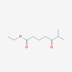 molecular formula C10H18O3 B1315614 6-甲基-5-氧代庚酸乙酯 CAS No. 24071-98-5