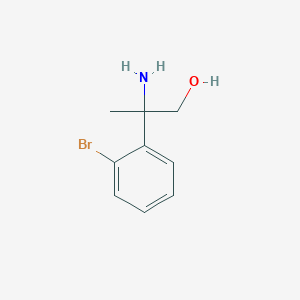 2-Amino-2-(2-bromophenyl)propan-1-ol