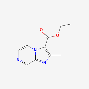 B1315619 Ethyl 2-methylimidazo[1,2-a]pyrazine-3-carboxylate CAS No. 87597-23-7