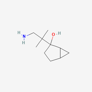 2-(1-Amino-2-methylpropan-2-yl)bicyclo[3.1.0]hexan-2-ol