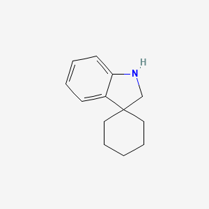 molecular formula C13H17N B1315622 1',2'-二氢螺[环己烷-1,3'-吲哚] CAS No. 4740-63-0