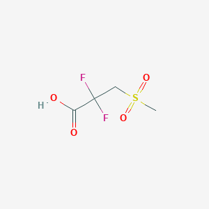 2,2-Difluoro-3-methanesulfonylpropanoic acid