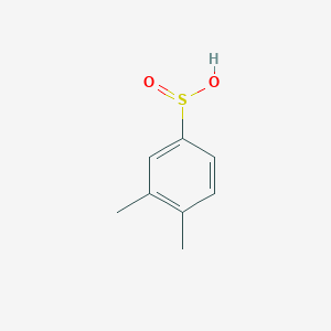 molecular formula C8H10O2S B13156259 3,4-Dimethylbenzenesulfinicacid 