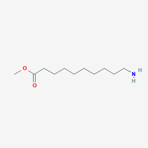 molecular formula C11H23NO2 B13156271 Decanoic acid, 10-amino-, methyl ester 