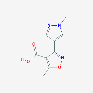 5-Methyl-3-(1-methyl-4-pyrazolyl)isoxazole-4-carboxylic Acid