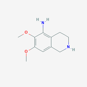 6,7-Dimethoxy-1,2,3,4-tetrahydroisoquinolin-5-amine