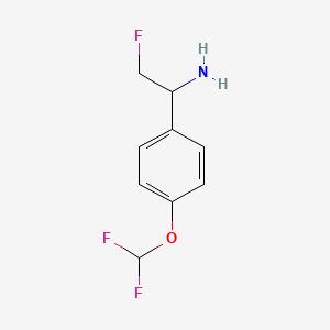 1-[4-(Difluoromethoxy)phenyl]-2-fluoroethan-1-amine