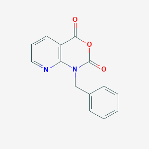molecular formula C14H10N2O3 B1315632 1-苄基-1H-吡啶并[2,3-d][1,3]恶嗪-2,4-二酮 CAS No. 97484-73-6