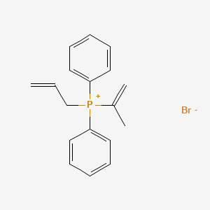 molecular formula C18H20BrP B13156404 Allyldiphenyl(prop-1-en-2-yl)phosphonium bromide 