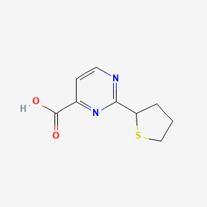 2-(Thiolan-2-yl)pyrimidine-4-carboxylic acid