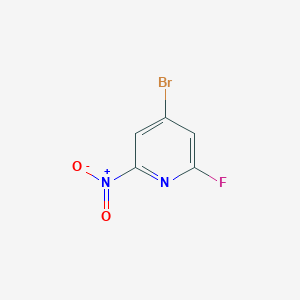 4-Bromo-2-fluoro-6-nitropyridine