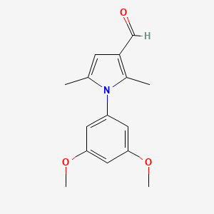 1-(3,5-dimethoxyphenyl)-2,5-dimethyl-1H-pyrrole-3-carbaldehyde