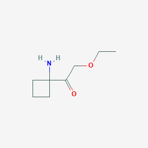 1-(1-Aminocyclobutyl)-2-ethoxyethan-1-one