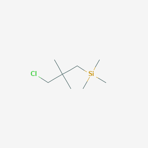 (3-Chloro-2,2-dimethylpropyl)trimethylsilane