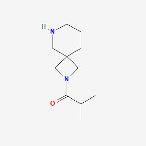 1-{2,6-Diazaspiro[3.5]nonan-2-yl}-2-methylpropan-1-one