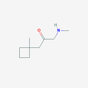 1-(Methylamino)-3-(1-methylcyclobutyl)propan-2-one