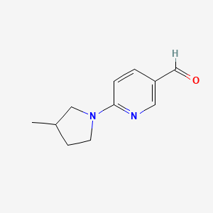 6-(3-Methylpyrrolidin-1-yl)pyridine-3-carbaldehyde