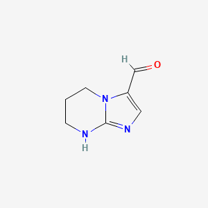 5H,6H,7H,8H-Imidazo[1,2-a]pyrimidine-3-carbaldehyde