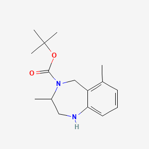 tert-butyl 3,6-dimethyl-2,3,4,5-tetrahydro-1H-1,4-benzodiazepine-4-carboxylate