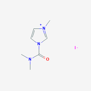 1-(Dimethylcarbamoyl)-3-methyl-1H-imidazol-3-ium iodide