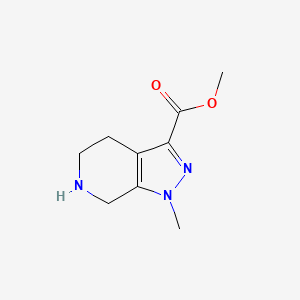 Methyl 1-methyl-1H,4H,5H,6H,7H-pyrazolo[3,4-c]pyridine-3-carboxylate