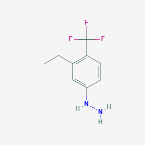 1-(3-Ethyl-4-(trifluoromethyl)phenyl)hydrazine