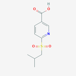 6-(Isobutylsulfonyl)nicotinic acid