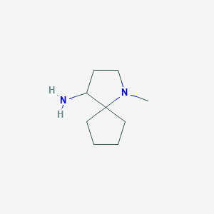 1-Methyl-1-azaspiro[4.4]nonan-4-amine