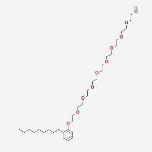 molecular formula C33H60O10 B13156742 Nonaethyleneglycol nonylphenylether 