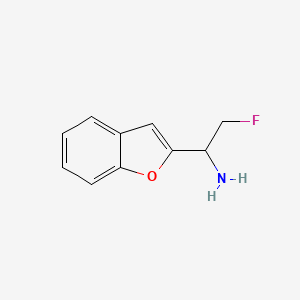 1-(1-Benzofuran-2-yl)-2-fluoroethanamine