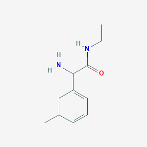 2-Amino-N-ethyl-2-(3-methylphenyl)acetamide