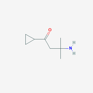 3-Amino-1-cyclopropyl-3-methylbutan-1-one