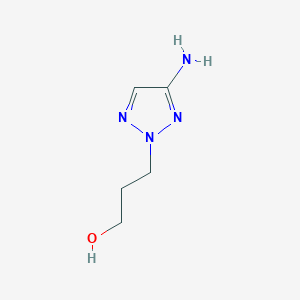 3-(4-Amino-2H-1,2,3-triazol-2-yl)propan-1-ol