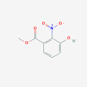 molecular formula C8H7NO5 B1315691 3-羟基-2-硝基苯甲酸甲酯 CAS No. 89942-77-8