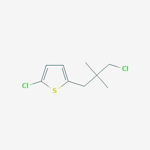 2-Chloro-5-(3-chloro-2,2-dimethylpropyl)thiophene