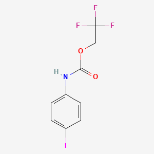 2,2,2-trifluoroethyl N-(4-iodophenyl)carbamate