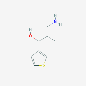 3-Amino-2-methyl-1-(thiophen-3-yl)propan-1-ol