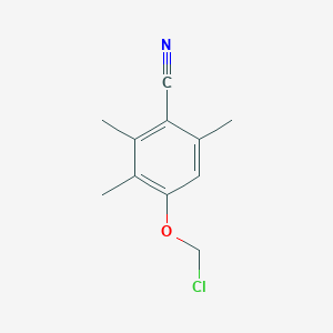 4-(Chloromethoxy)-2,3,6-trimethylbenzonitrile