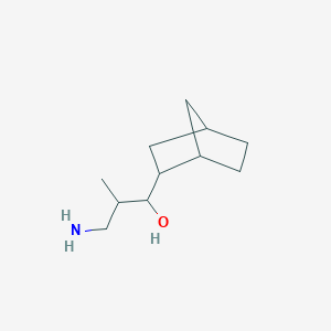 3-Amino-1-(bicyclo[2.2.1]heptan-2-YL)-2-methylpropan-1-OL