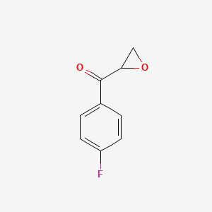 molecular formula C9H7FO2 B13157094 2-(4-Fluorobenzoyl)oxirane 