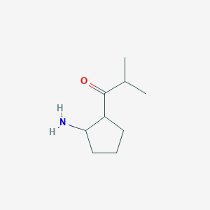 1-(2-Aminocyclopentyl)-2-methylpropan-1-one