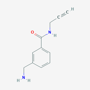 3-(aminomethyl)-N-prop-2-ynylbenzamide