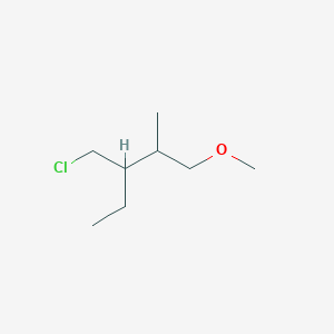 3-(Chloromethyl)-1-methoxy-2-methylpentane