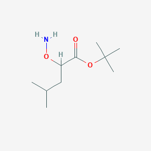 tert-Butyl 2-(aminooxy)-4-methylpentanoate