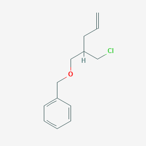 ({[2-(Chloromethyl)pent-4-en-1-yl]oxy}methyl)benzene